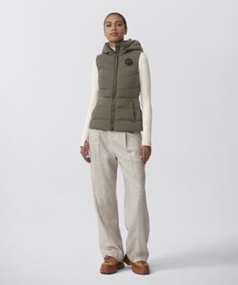 ＜CANADA GOOSE (Women)＞Ｃｌａｉｒ　Ｖｅｓｔ　Ｂｌａｃｋ　Ｌａｂｅｌ　２３３３ＷＢ